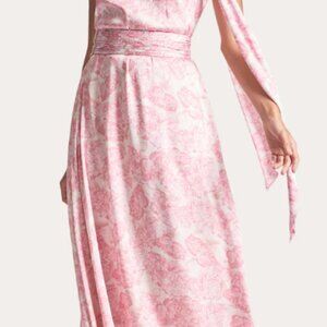 Sachin + Babi - Kayla Halter - Pink Floral - Size 6